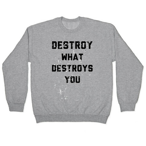 Destroy What Destroys You Pullover
