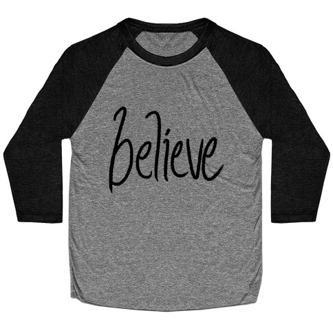 Believe Baseball Tee