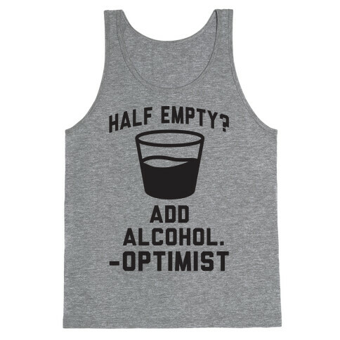 Optimistic Alcoholic Tank Top