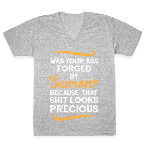 Forged By Sauron V-Neck Tee Shirt