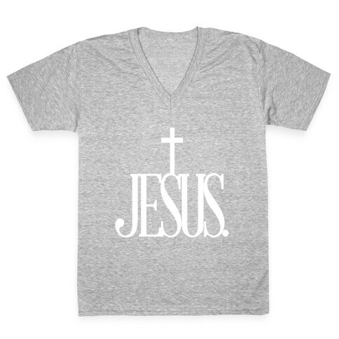 Jesus V-Neck Tee Shirt