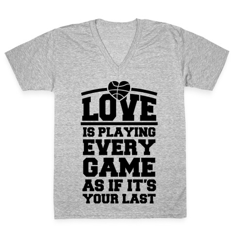 Love Every Game V-Neck Tee Shirt