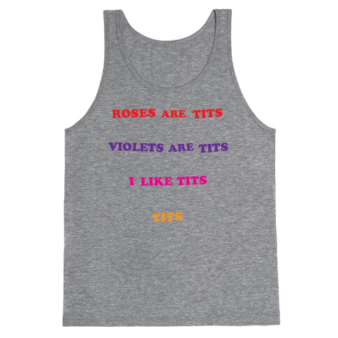 Tits Poem Tank Top