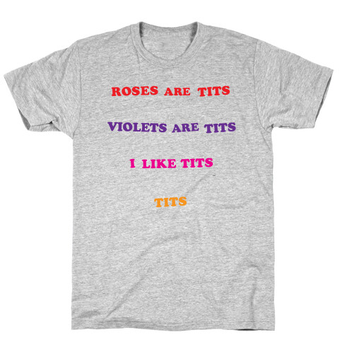 Tits Poem T-Shirt