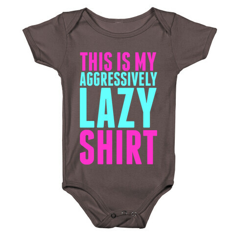 Aggressively Lazy Baby One-Piece