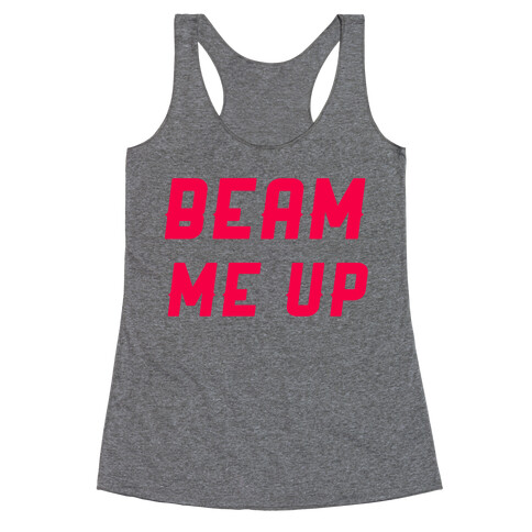 Beam Me Up Racerback Tank Top