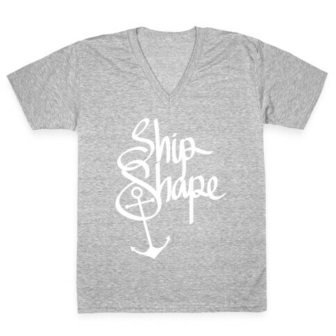 Ship Shape V-Neck Tee Shirt