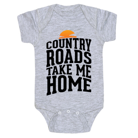 Country Roads, Take Me Home Baby One-Piece