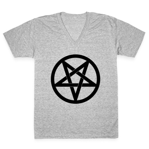Pentagram V-Neck Tee Shirt