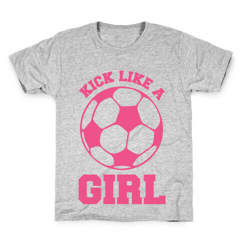 Kick Like a Girl Kids T-Shirt