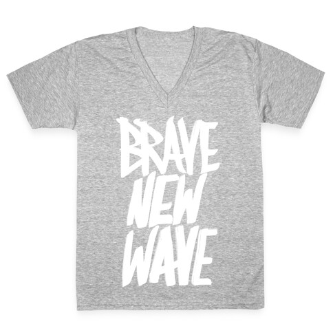 Brave New Wave V-Neck Tee Shirt