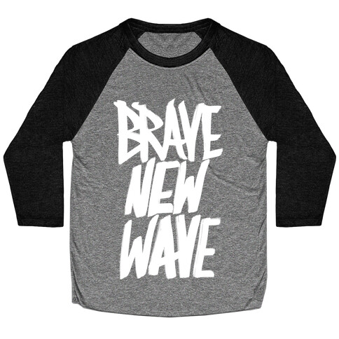 Brave New Wave Baseball Tee