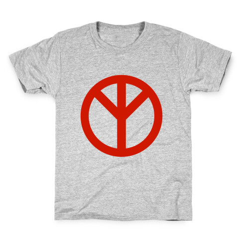 Reversed Peace Sign Kids T-Shirt