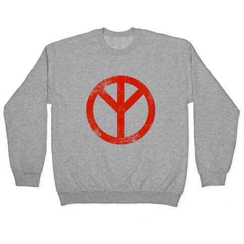 Reversed Peace Sign (Vintage) Pullover