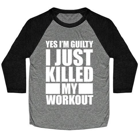 Guilty as Charged Baseball Tee