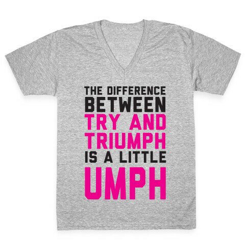 A Little Umph V-Neck Tee Shirt