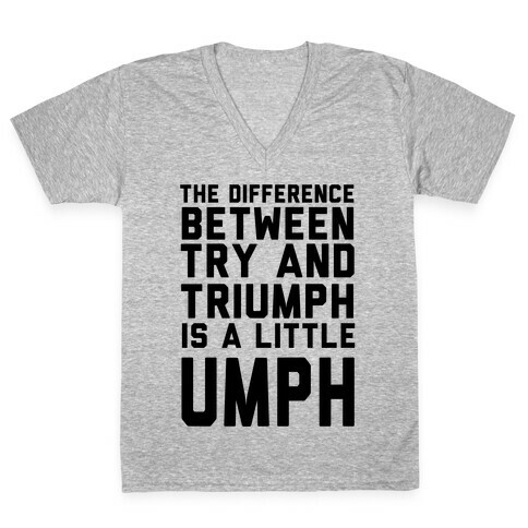 A Little Umph V-Neck Tee Shirt