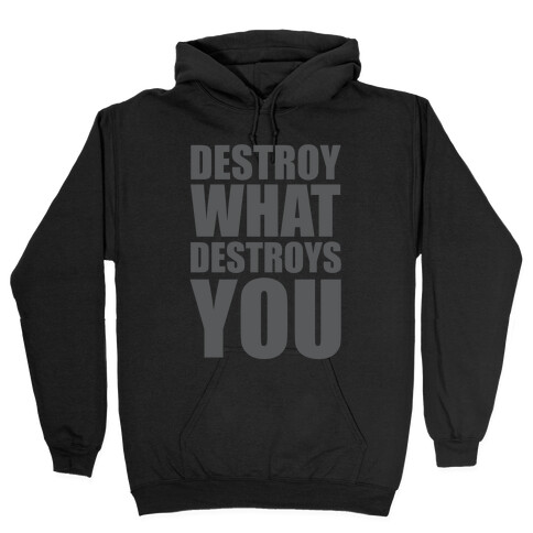 Destroy What Destroys You Hooded Sweatshirt