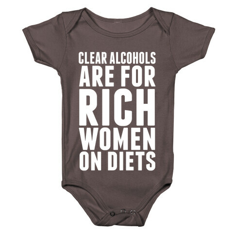 Clear Alcohol Baby One-Piece