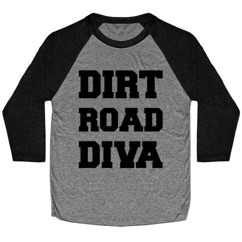 Dirt Road Diva Baseball Tee