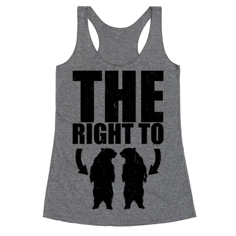 The Right to Bear Arms Racerback Tank Top