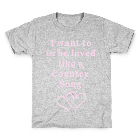 Love Like a Country Song Kids T-Shirt
