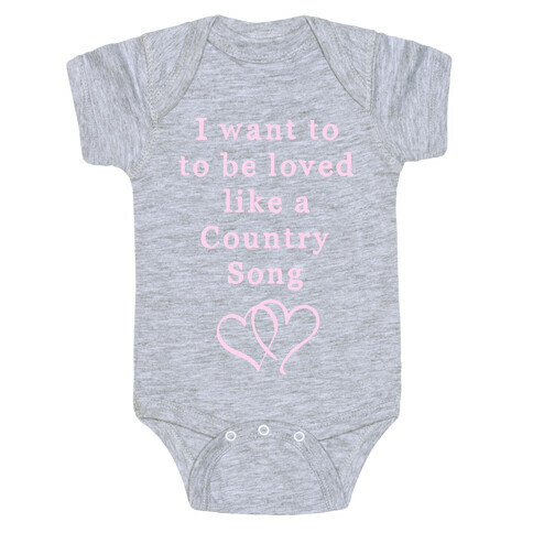Love Like a Country Song Baby One-Piece