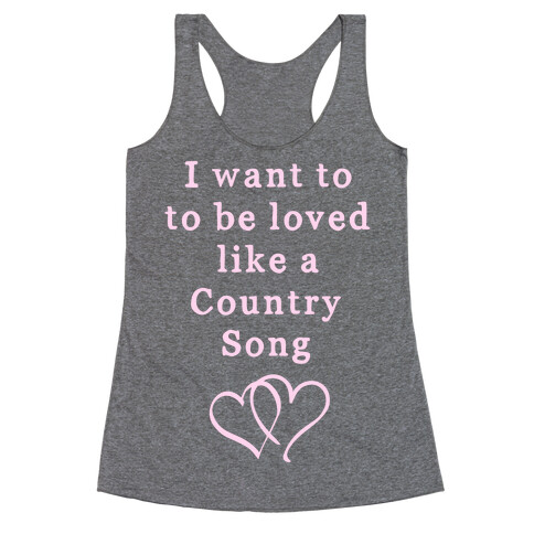 Love Like a Country Song Racerback Tank Top