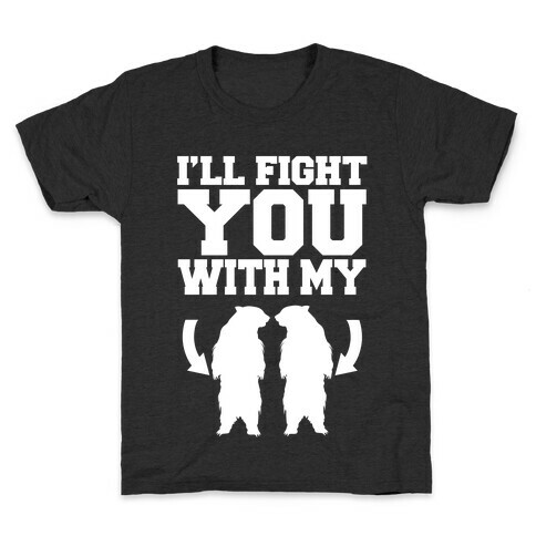 Bear Hand Fight Kids T-Shirt