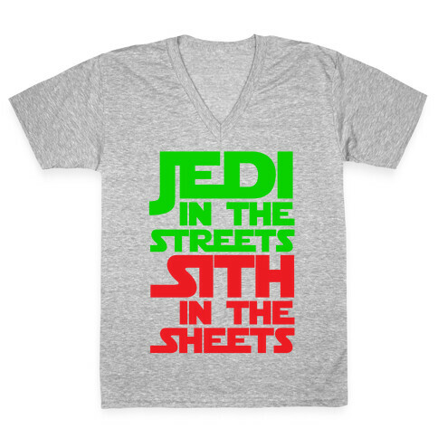 Jedi in the Streets V-Neck Tee Shirt