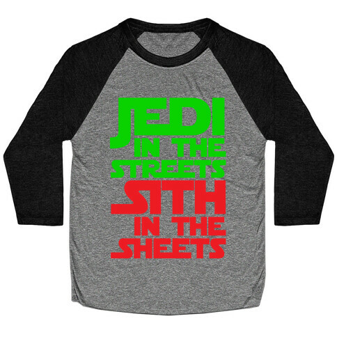 Jedi in the Streets Baseball Tee
