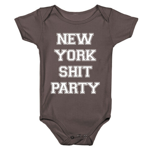 New York Shit Party Baby One-Piece