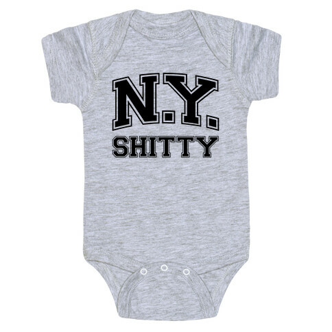 New York Shitty Baby One-Piece