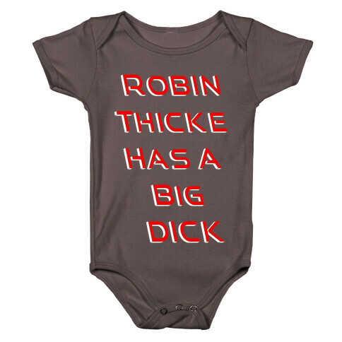 Robin Thicke Has A Big D Baby One-Piece