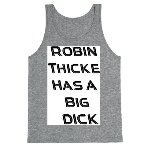 Robin Thicke Has A Big D Tank Top