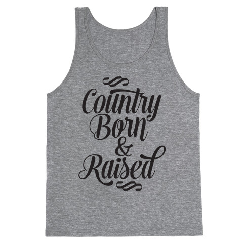 Country Born and Raised Tank Top