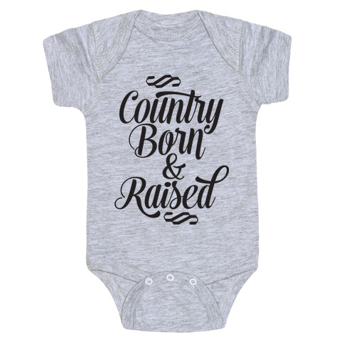 Country Born and Raised Baby One-Piece