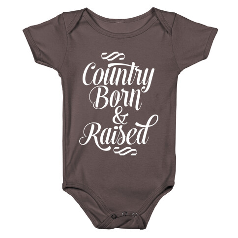 Country Born and Raised Baby One-Piece