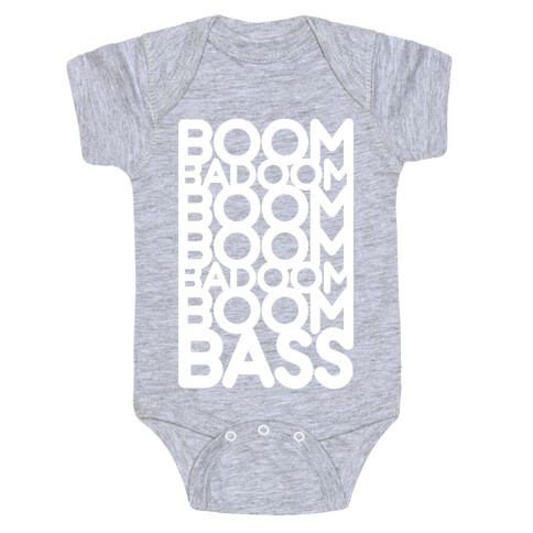 That Super Bass (White Ink) Baby One-Piece