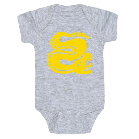 Silver Snakes Baby One-Piece