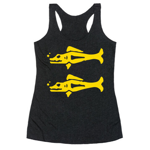 Blue Barracudas Racerback Tank Top