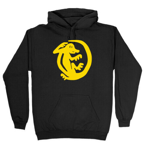 Orange Iguanas Hooded Sweatshirt