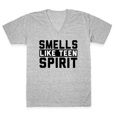 Smells Like Teen Spirit V-Neck Tee Shirt