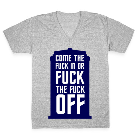 Come the F*** In V-Neck Tee Shirt