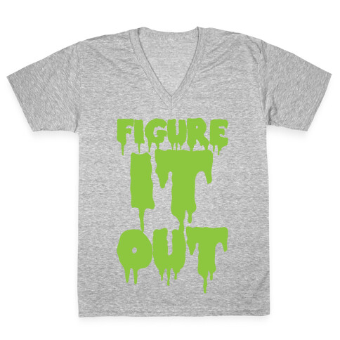 Figure it Out V-Neck Tee Shirt