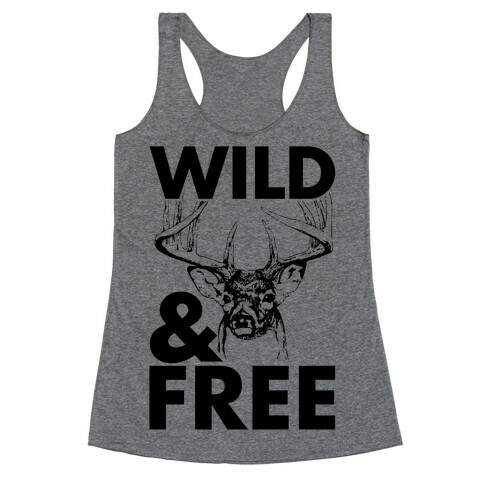 Wild and Free Racerback Tank Top