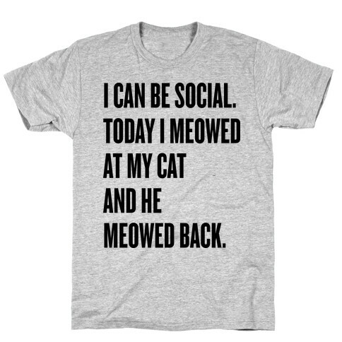 Cat Socialite T-Shirt