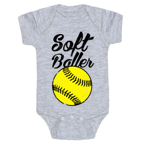 Softballer Baby One-Piece