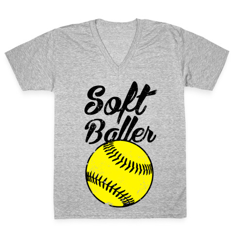 Softballer V-Neck Tee Shirt