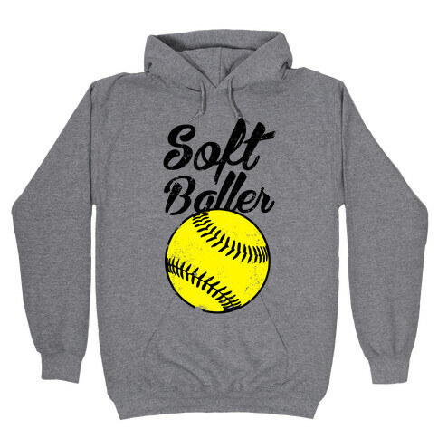 Softballer Hooded Sweatshirt